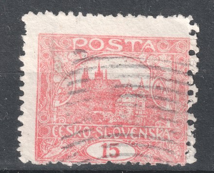 15h s dvojitou perforací na pravé straně / 15h with a double perforation along the right side