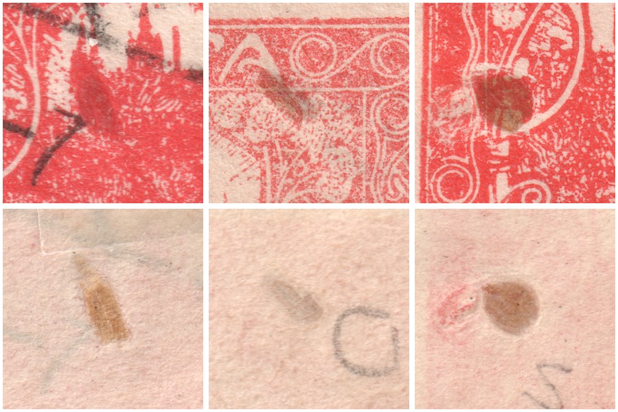 detaily objektů z líce a z rubu / details of the objects from the face and from the back