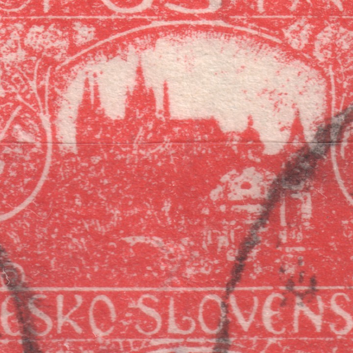 slity tisk – tyz detail / filled-in print – the same detail