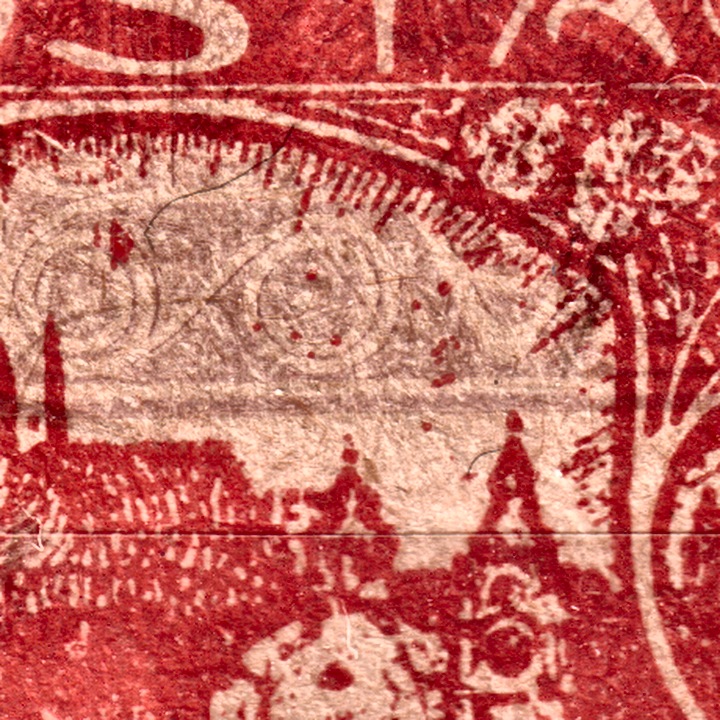 detail oblohy s cizim otiskem / detail of the sky with the foreign impression